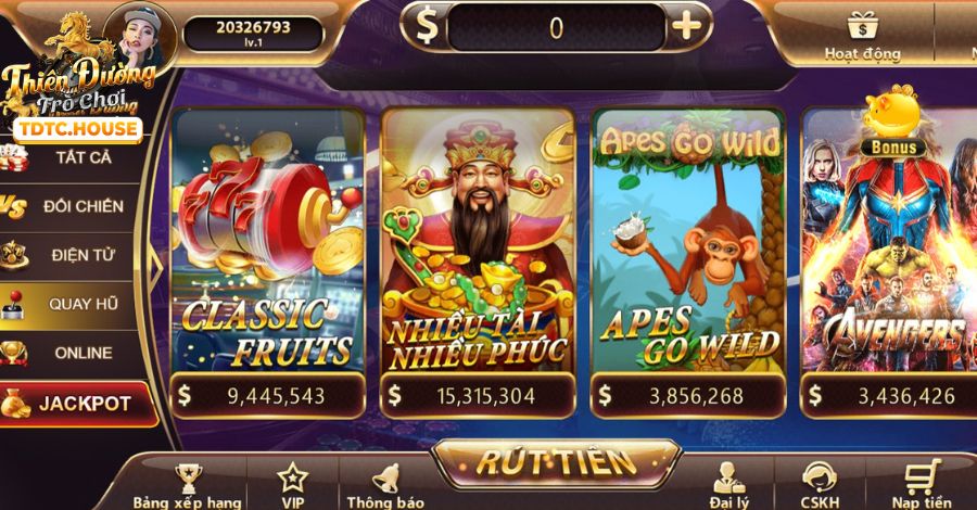 Trò chơi slot cổ điển f16878 vip
